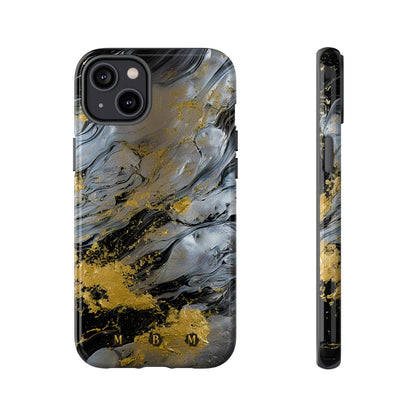 Tarnished Silver iPhone Tough Case