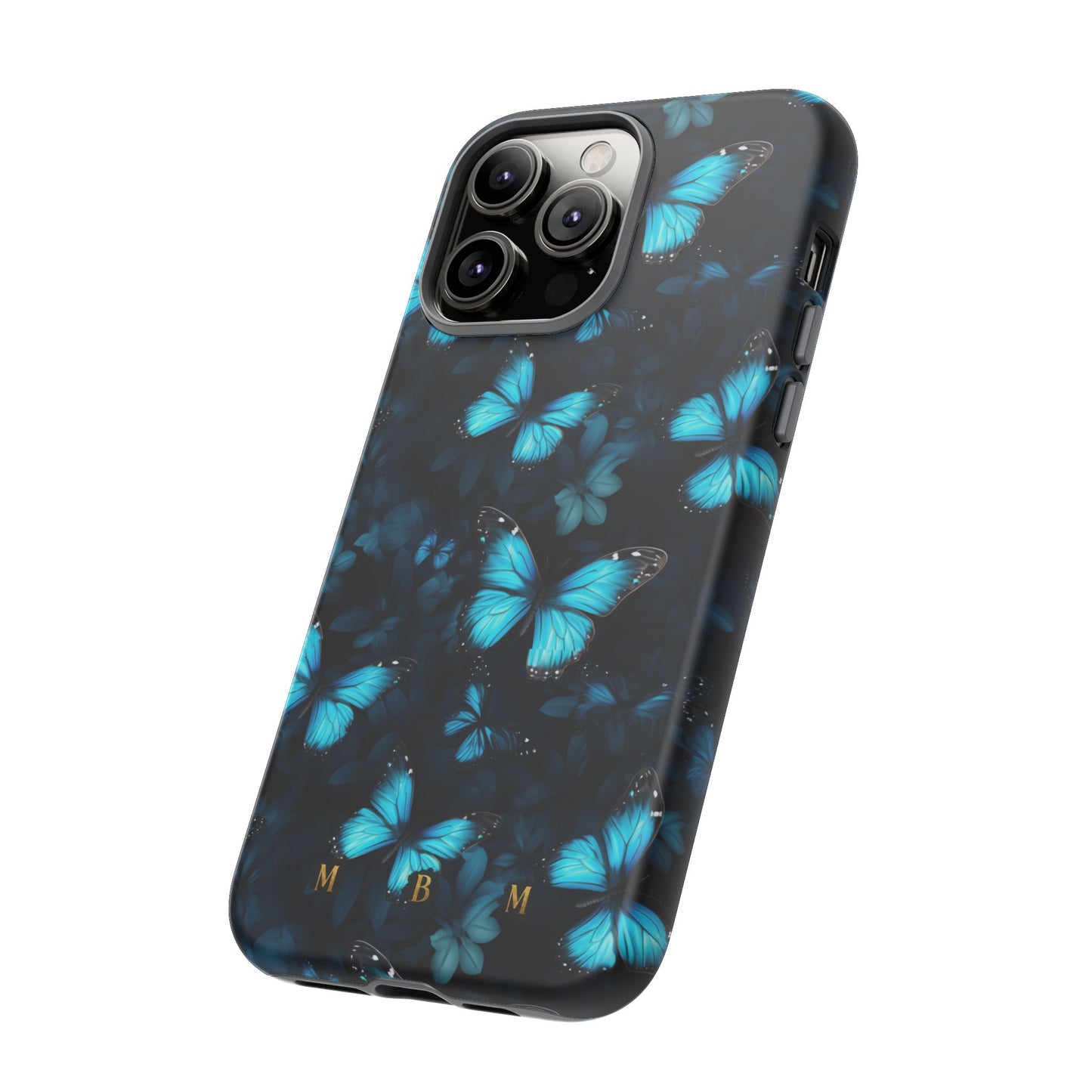 Blue Butterflies iPhone Tough Case