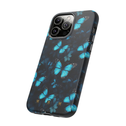 Blue Butterflies iPhone Tough Case