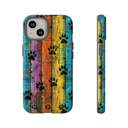 Rainbow Paws iPhone Case