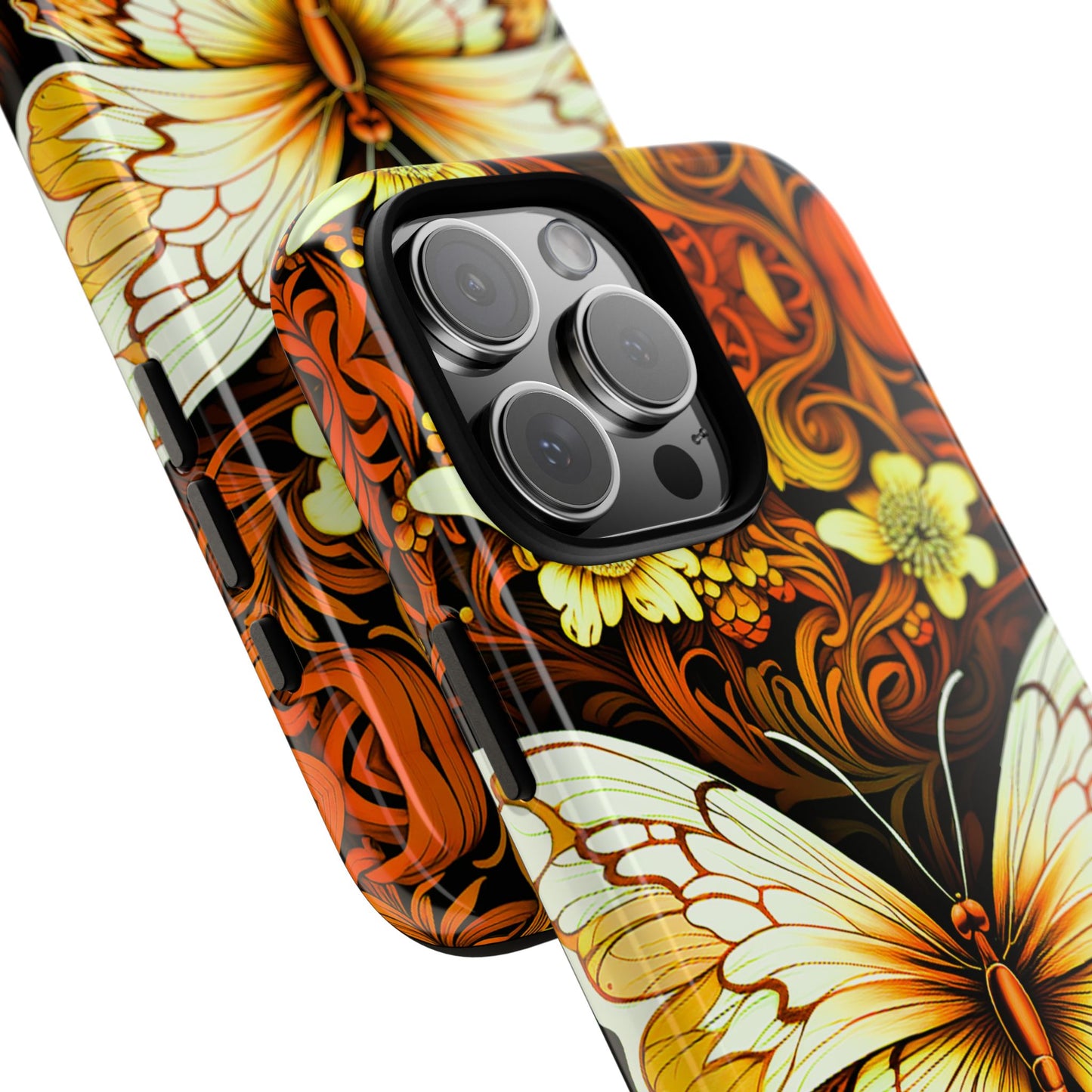 Vintage Orange iPhone Tough Case