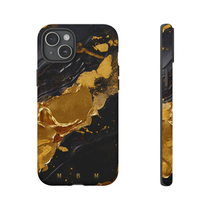 Black Gold iPhone Tough Case