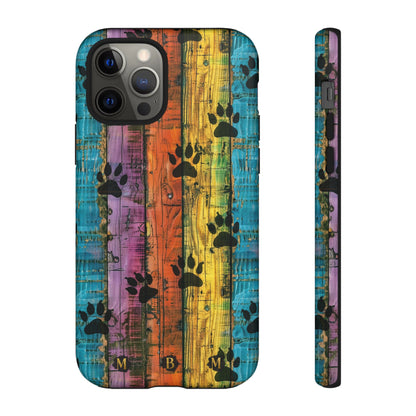 Rainbow Paws iPhone Case