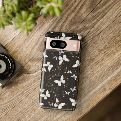 White Butterflies Google Pixel Tough Case