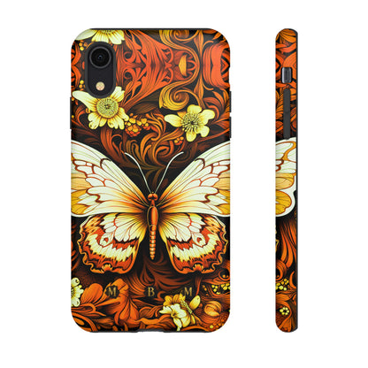 Vintage Orange iPhone Tough Case