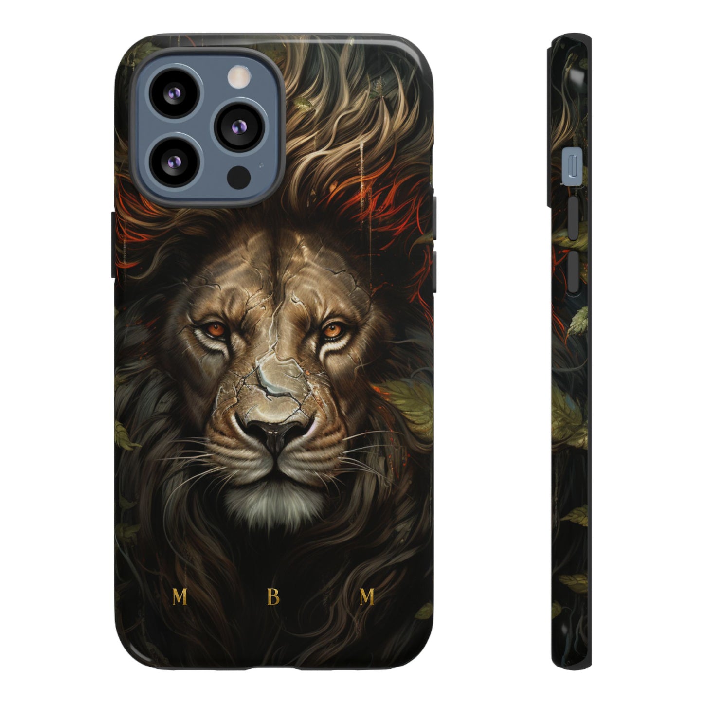 Dark Lion iPhone Tough Case