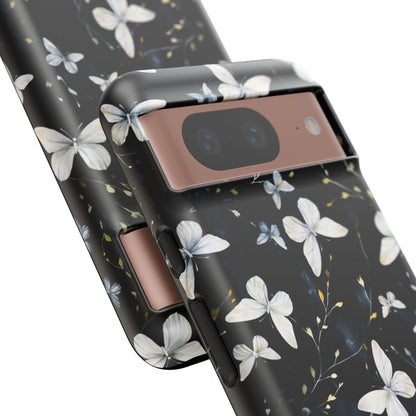 White Butterflies Google Pixel Tough Case