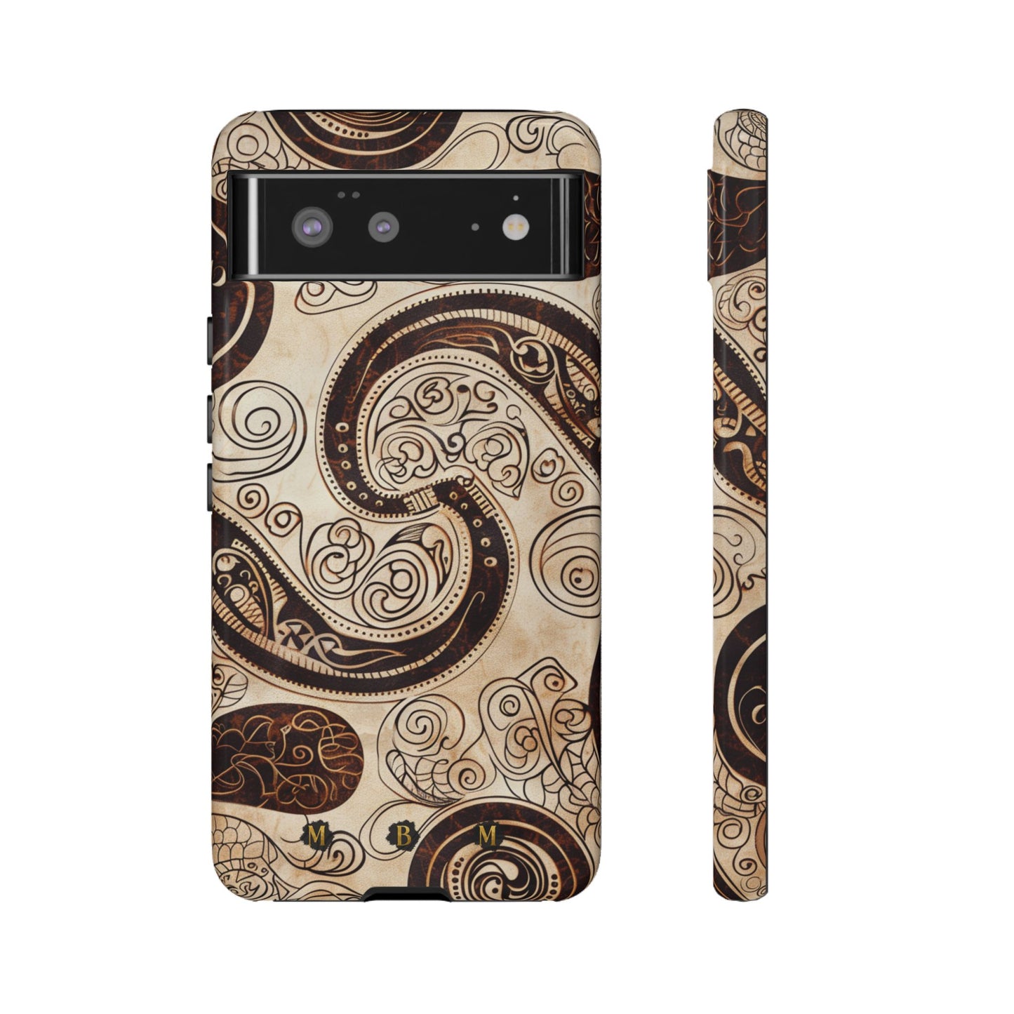 Sepia Scroll Google Pixel Tough Case