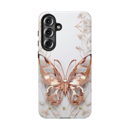 Rose Gold Butterfly Samsung Galaxy S Tough Case
