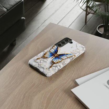 Sapphire Butterfly Samsung Galaxy S Tough Case