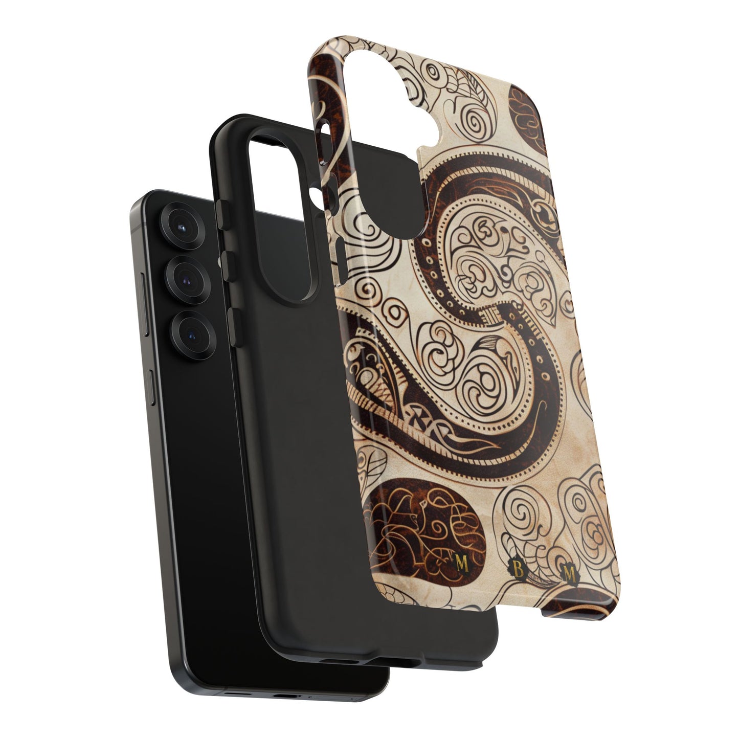 Sepia Scroll Samsung Galaxy S Tough Case