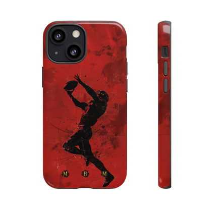 Red 1st & 10 iPhone Tough Case