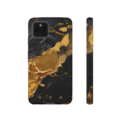 Black Gold Google Pixel Tough Case
