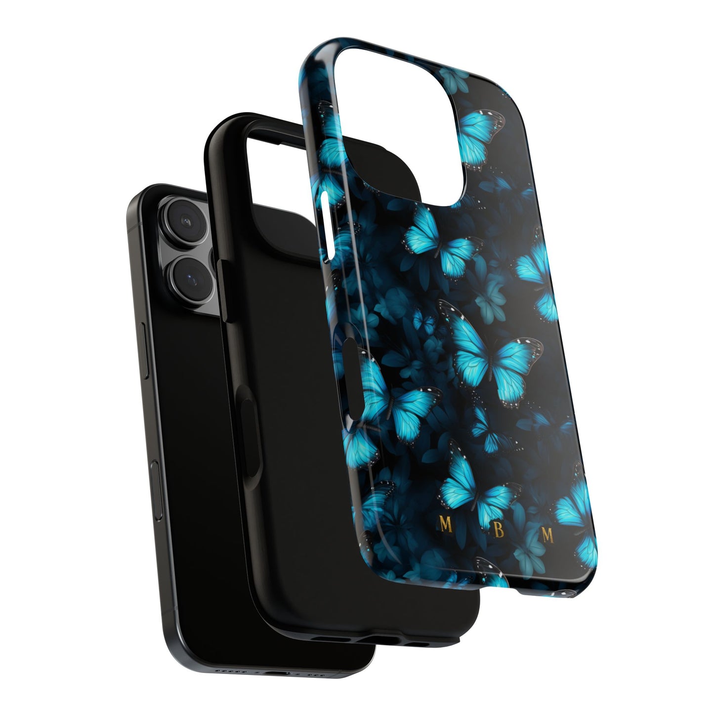 Blue Butterflies iPhone Tough Case