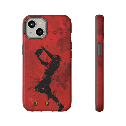 Red 1st & 10 iPhone Tough Case
