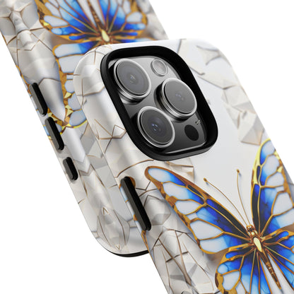 Sapphire Butterfly iPhone Tough Case