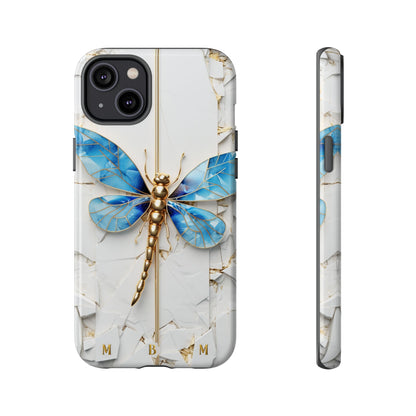 Dragonfly Blue iPhone Tough Case