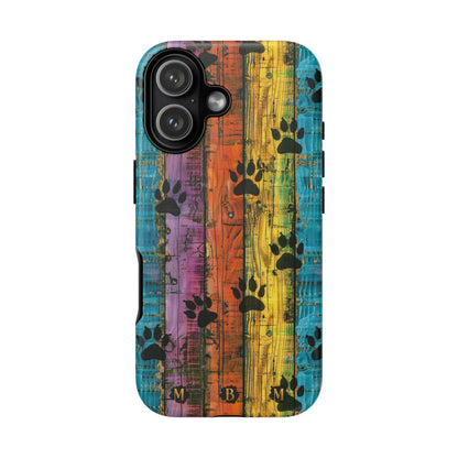 Rainbow Paws iPhone Case