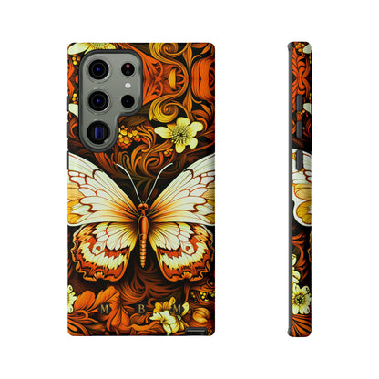 Vintage Orange Samsung Galaxy S Tough Case