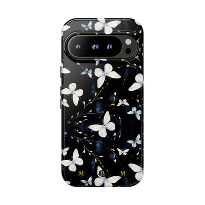 White Butterflies Google Pixel Tough Case