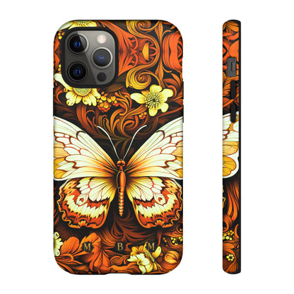 Vintage Orange iPhone Tough Case