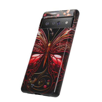 Red Butterfly Google Pixel Tough Case