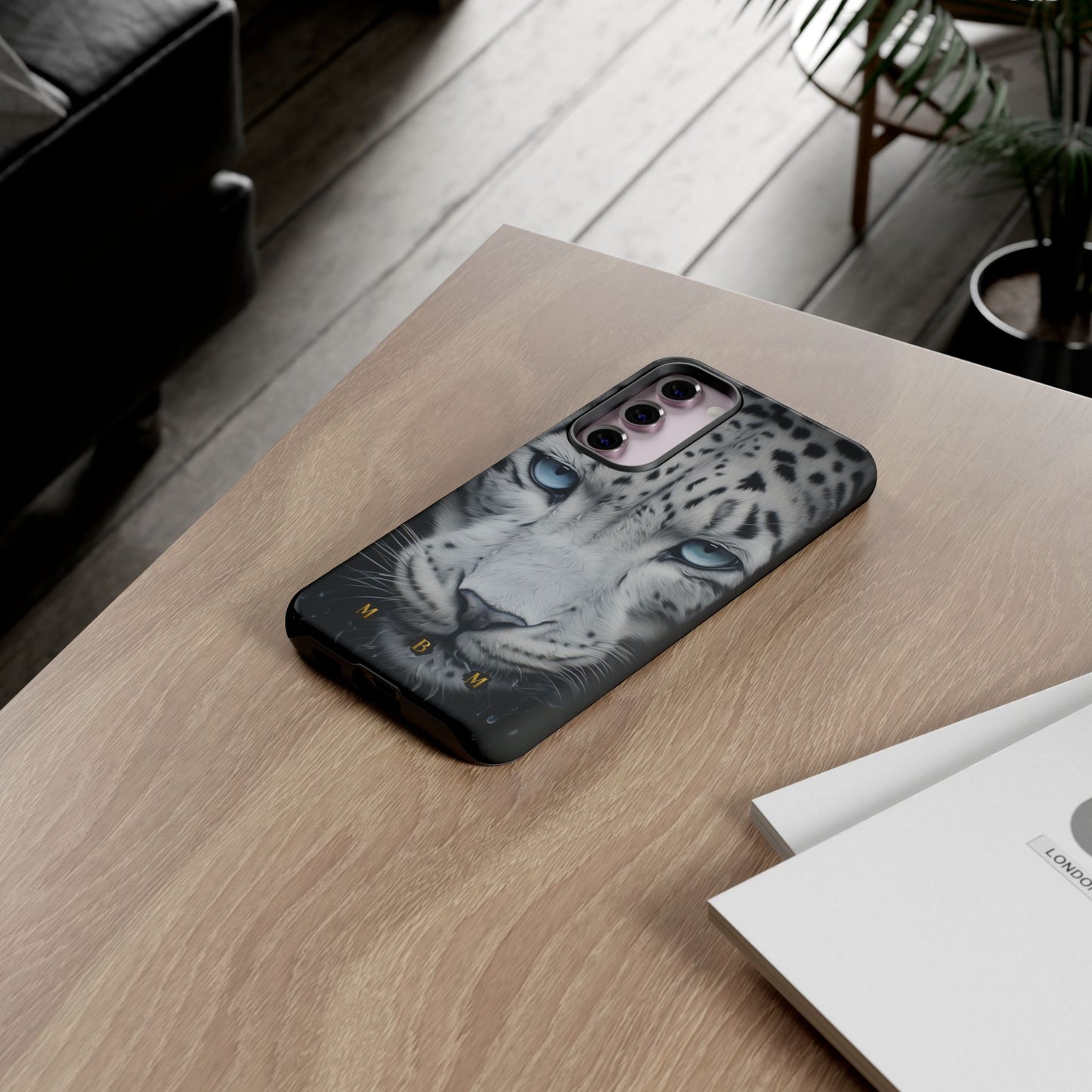 White Leopard Samsung Galaxy S Tough Case