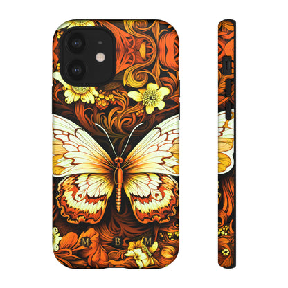 Vintage Orange iPhone Tough Case