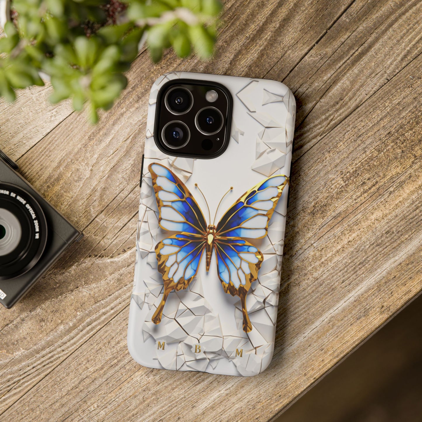 Sapphire Butterfly iPhone Tough Case