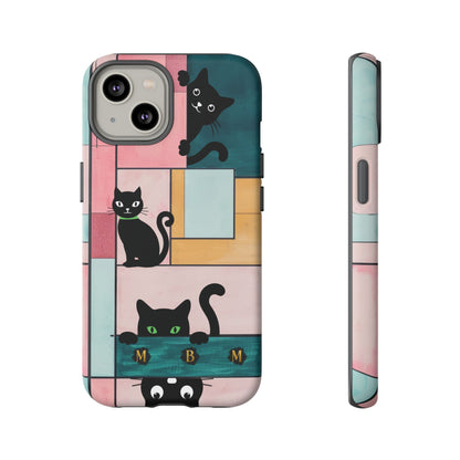 Block Cats iPhone Tough Case
