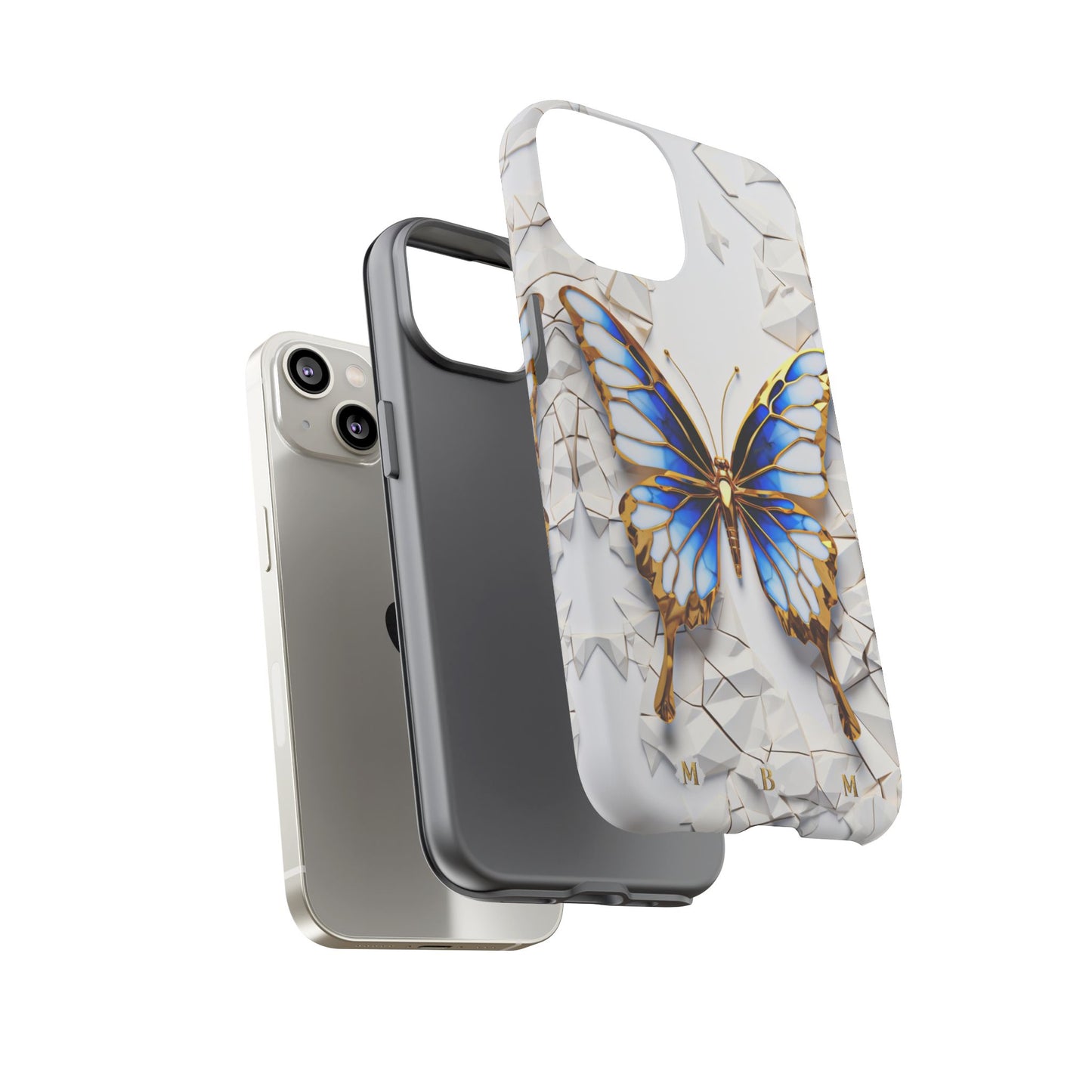 Sapphire Butterfly iPhone Tough Case