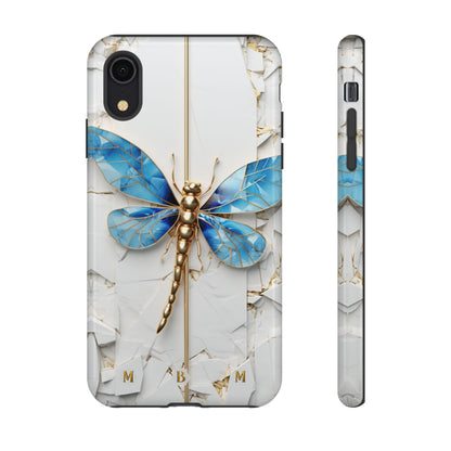 Dragonfly Blue iPhone Tough Case
