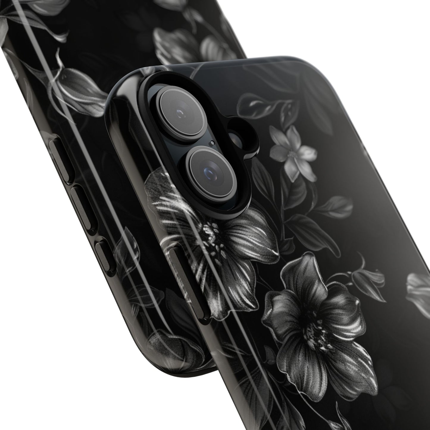 Midnight Flora iPhone Tough Case