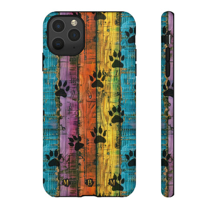 Rainbow Paws iPhone Case
