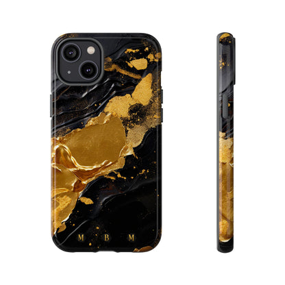 Black Gold iPhone Tough Case