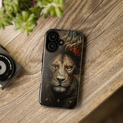 Dark Lion iPhone Tough Case