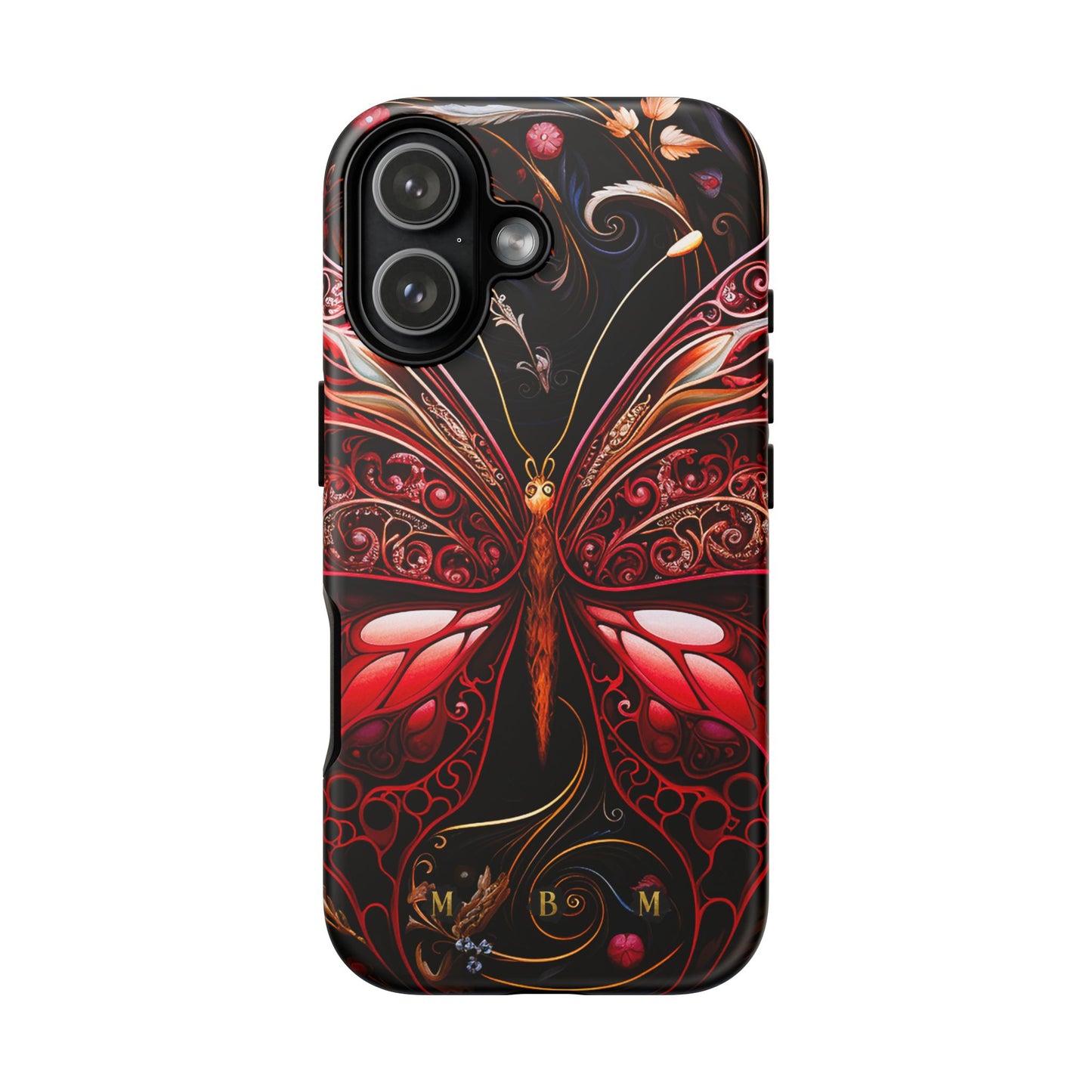 Red Butterfly iPhone Tough Case