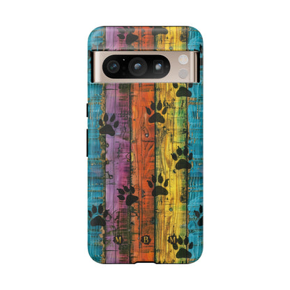 Rainbow Paws Google Pixel Tough Case