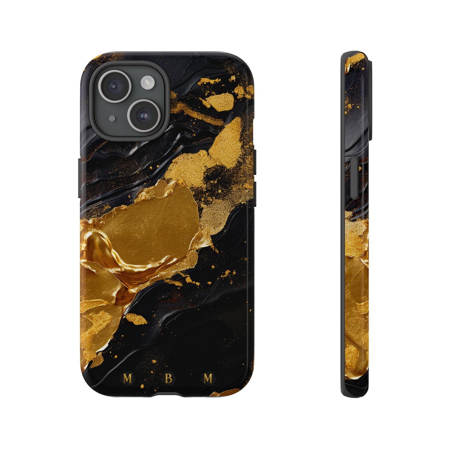Black Gold iPhone Tough Case