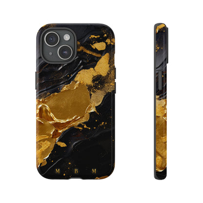 Black Gold iPhone Tough Case