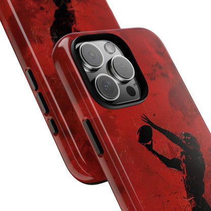 Red 1st & 10 iPhone Tough Case