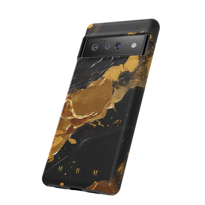 Black Gold Google Pixel Tough Case