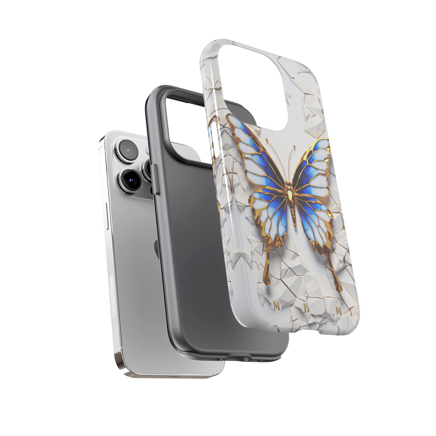 Sapphire Butterfly iPhone Tough Case