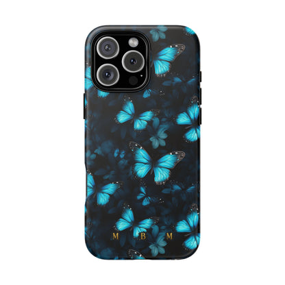 Blue Butterflies iPhone Tough Case