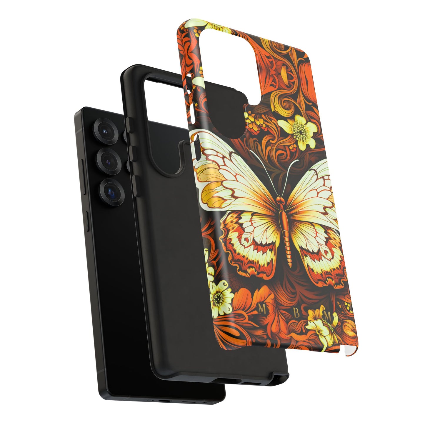 Vintage Orange Samsung Galaxy S Tough Case