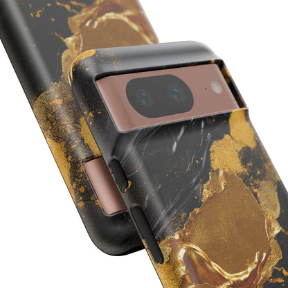 Black Gold Google Pixel Tough Case