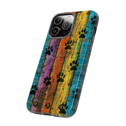Rainbow Paws iPhone Case