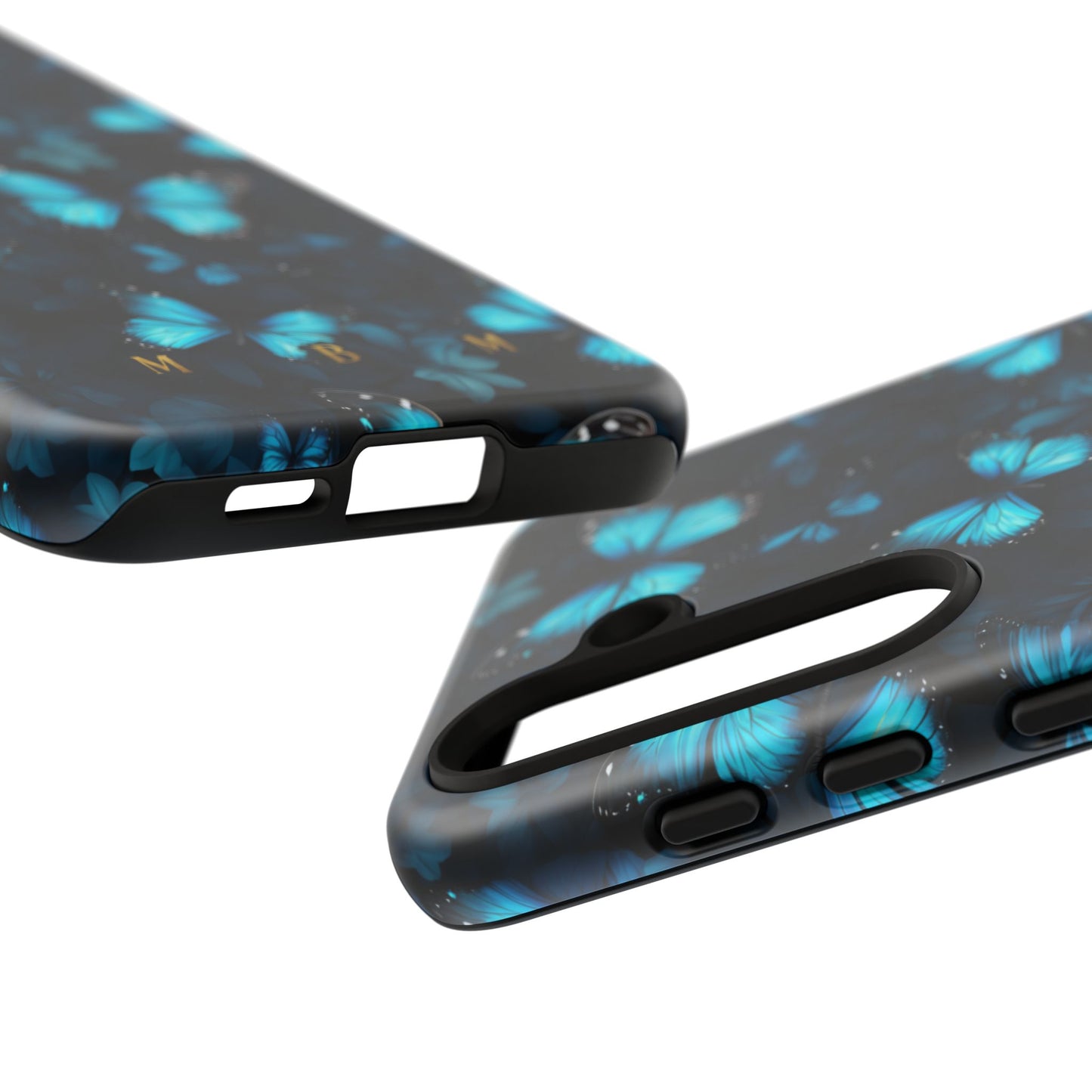 Blue Butterflies Samsung Galaxy S Tough Case