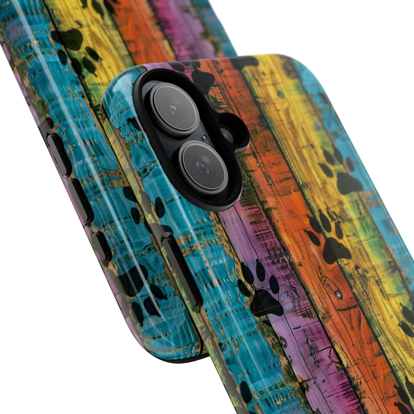 Rainbow Paws iPhone Case