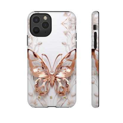 Rose Gold Butterfly iPhone Case
